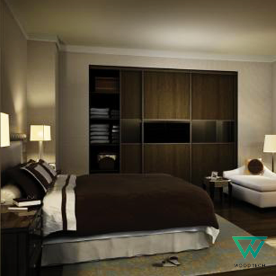  Tủ quần áo gỗ óc chó độc đáo WT - 0006