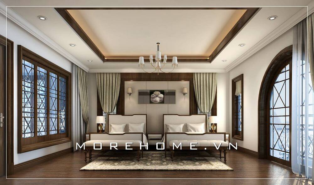 Giường ngủ biệt thự Giường ngủ biệt thự