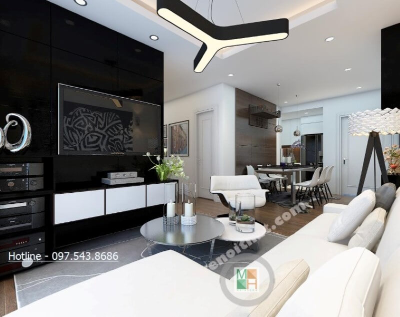 Mẫu thiết kế nội thất chung cư Rainbown hiện đại và vô cùng tiện nghi Mẫu nội thất biệt thự tân cổ điển, hiện đại đẹp