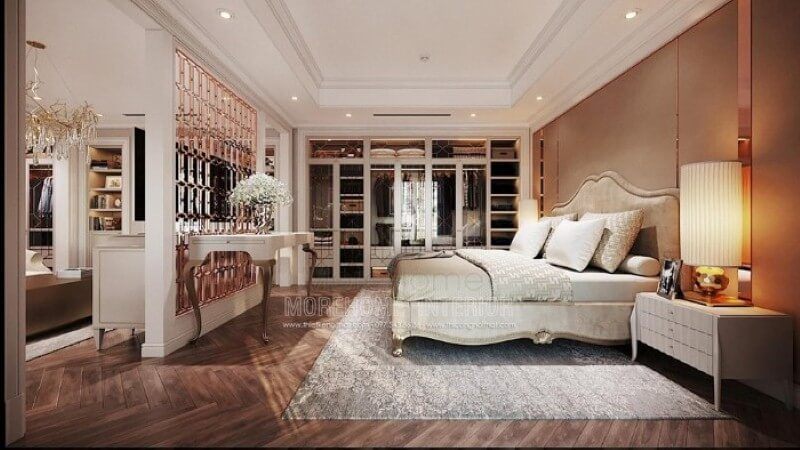 Thiết kế nội thất phòng ngủ master phong cách đương đại đẹp, sang trọng cho biệt thự, nhà phố, chung cư cao cấp.