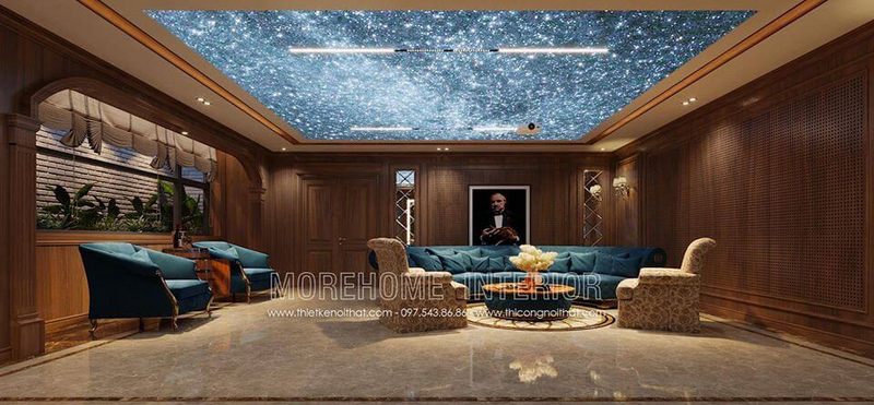 Công ty thiết kế nội thất tầng hầm biệt thự đẹp tại hcm
