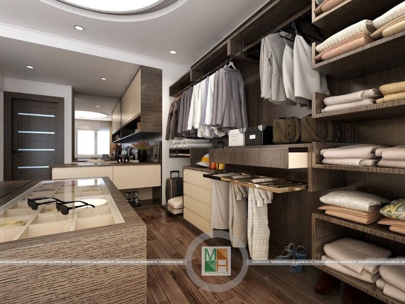 nghiệp. Tủ quần áo gỗ công nghiệp cho phòng ngủ chung cư làm cho không gian trở nên đẹp, hiện đại, đơn giản nhưng vẫn có độ sang trọng và tinh tế nghiệp.